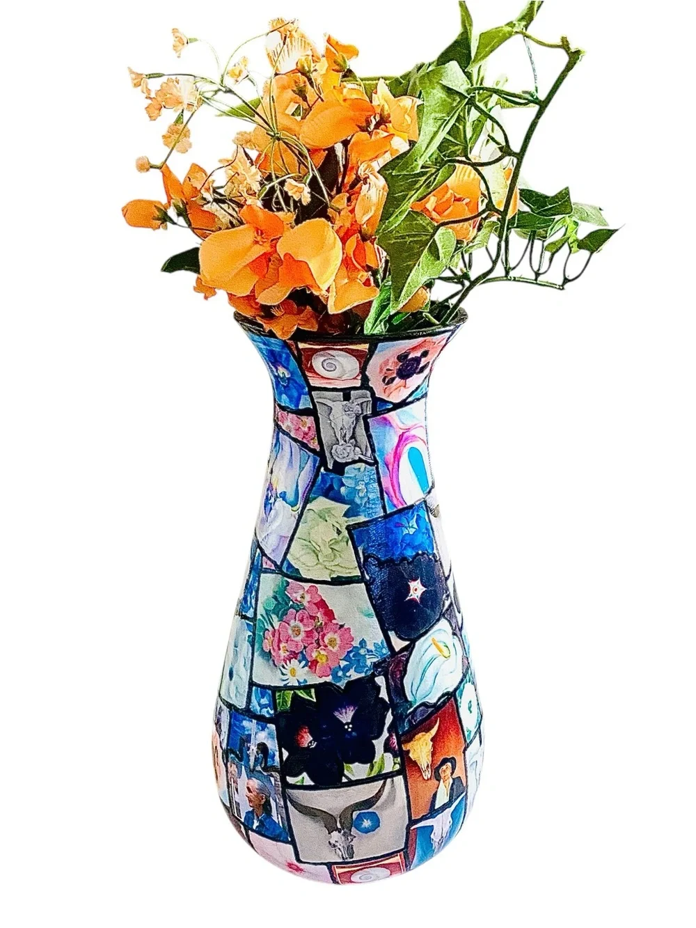 Decorative Multicolor Mosaic Ceramic Vase - Brand